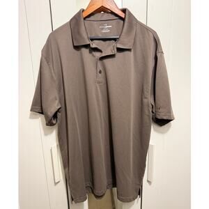 Grand Slam Golf Brown Performance Polo Shirt Men’s XXL 2XL Moisture Wicking